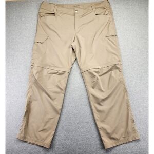 Columbia Silver‎ Ridge Stretch Cargo Convertible Pants Hiking Beige Men's 44x30